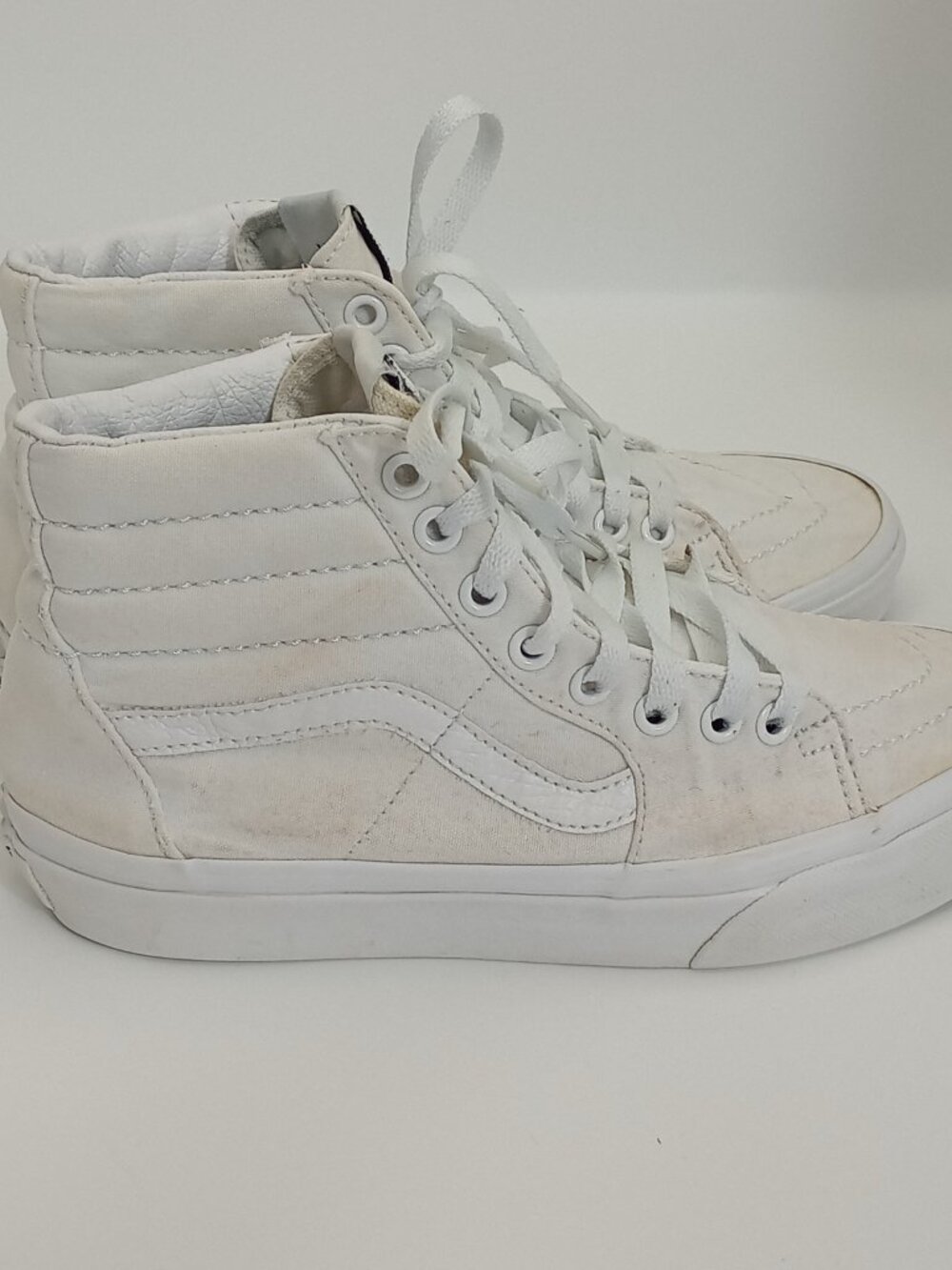 Vans Sk8-Hi True White High Top Sneakers Women's 7 Men's 5.5 EU 37